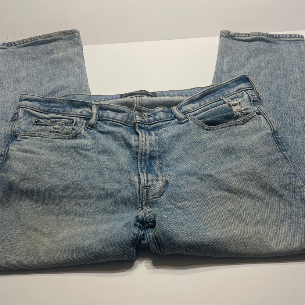 Abercrombie & Fitch Light Blue Relaxed Men's‎ Jeans